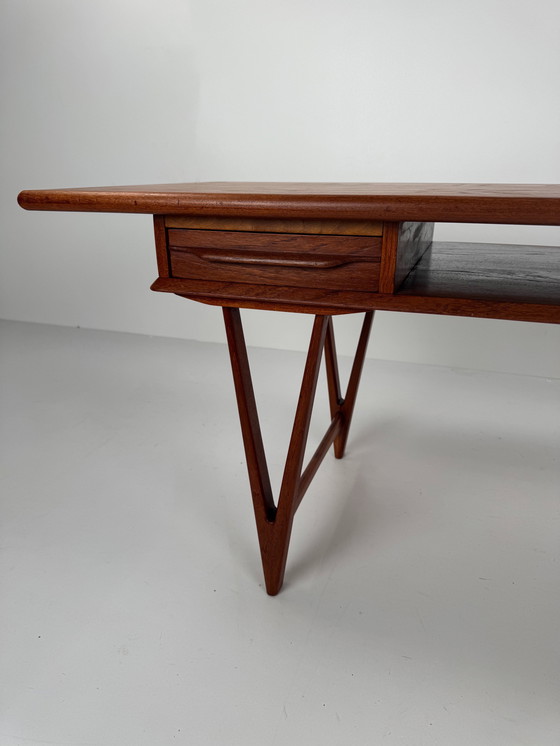 Image 1 of Tavolino da caffè modello 32 di E.W. Bach – Toften Møbelfabrik, Danimarca