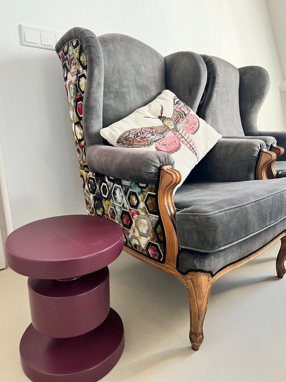 Wingback Chairs (2), Hotel Chique, Backside Fabric Designers Guild – Armchairs, Textile, Velvet (photo 9 of 10)
