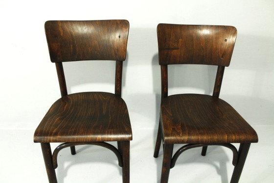 Sedie da pub Thonet H-48, anni '30, set di 6 – Sedie da pranzo, Legno (photo 6 of 16)