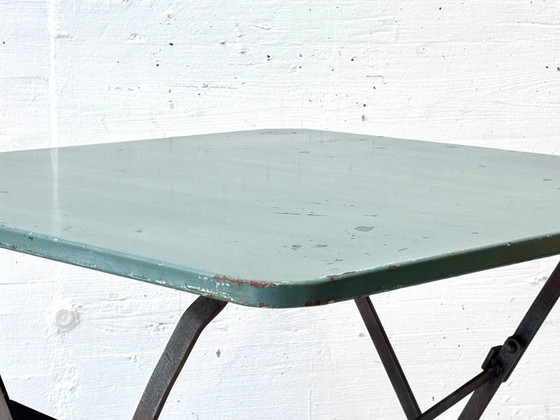 Image 1 of Folding metal garden tables, 1950s