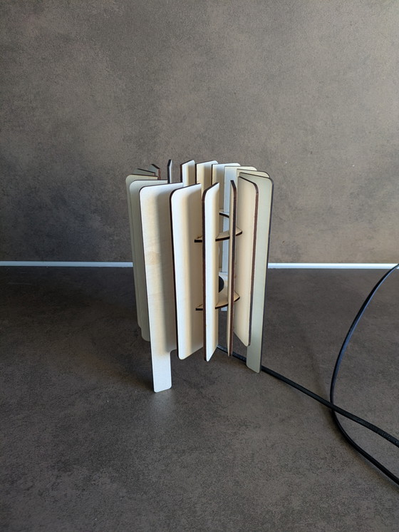 Image 1 of Wooden design table/night lamp