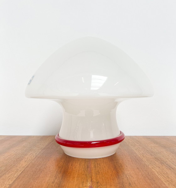 Image 1 of Murano Glass Mushroom Table Lamp by De Majo, 1970's