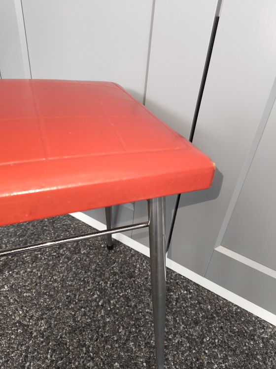 Sgabello Brabantia Rosso – Sgabelli, Metal, Chrome (photo 6 of 7)