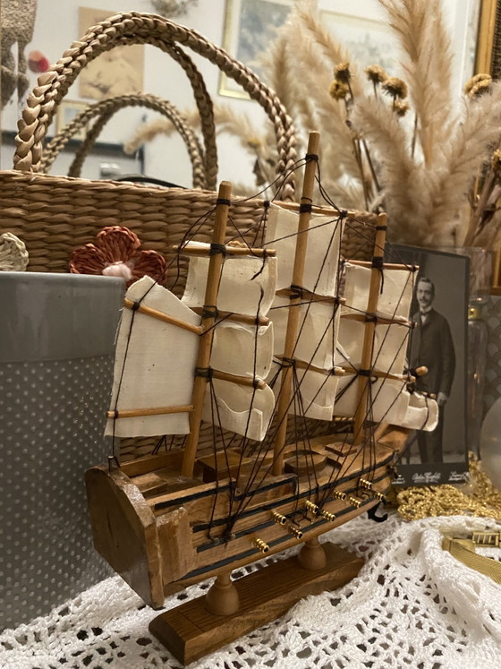 Image 1 of Retro vintage sailboat