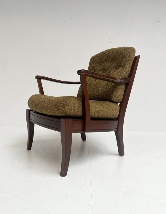 Image 1 of Neu gepolsterter schwedischer Sessel von Engens, 1970er Jahre