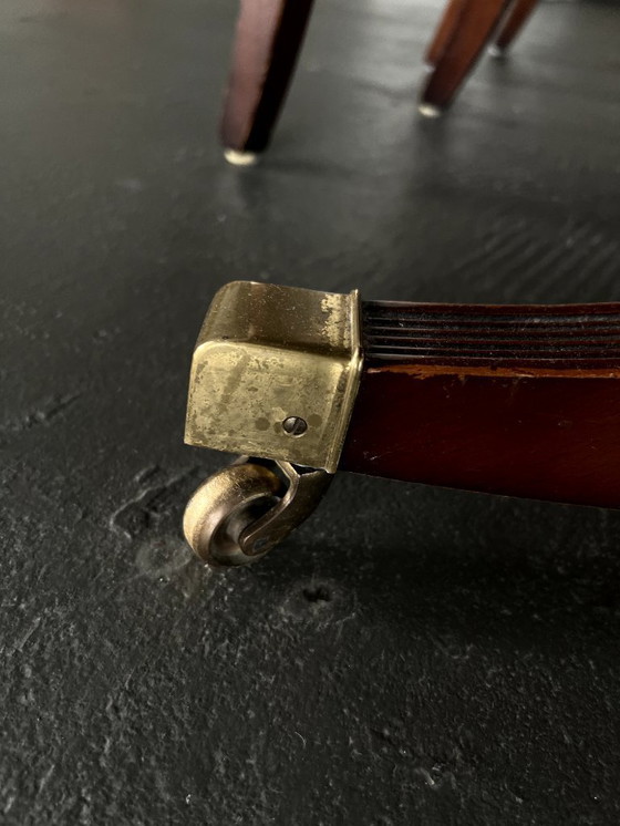 Image 1 of Table de salle à manger Mid Century avec quatre chaises