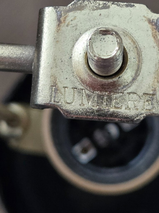 Table lamp 80 cm, brand is in the steel – Lumiere, Metal, Textile (photo 4 of 5)