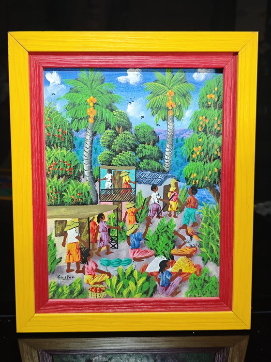 Image 1 of Trilogía de pinturas haitianas