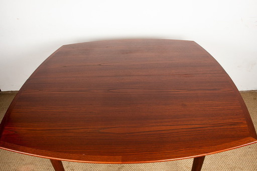 Sehr großer ausziehbarer Dänischer Esstisch, 260 cm, aus Teakholz von Henry Walter Klein für Bramin 1960.