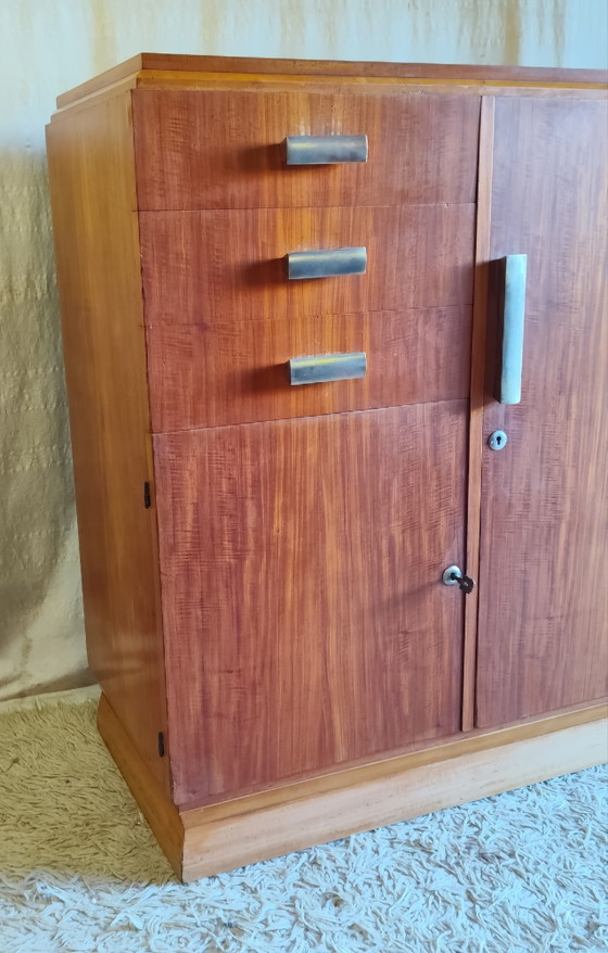 Buffet Art-Déco En Teck - Années 30/40 – Wood (photo 4 of 12)