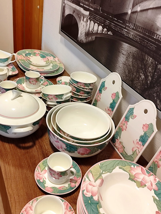 Image 1 of Villeroy & Boch „Jade“ Bone China Speise- und Kaffeeservice – 66 Teile + Extras