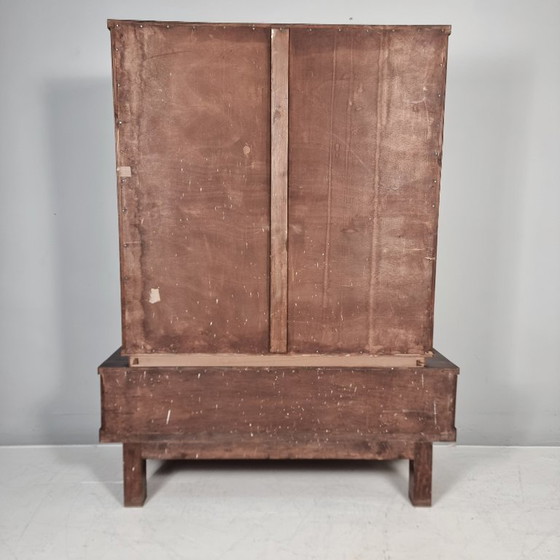 Art Deco Vitrine, 1970er Jahre – Holz (photo 10 of 11)