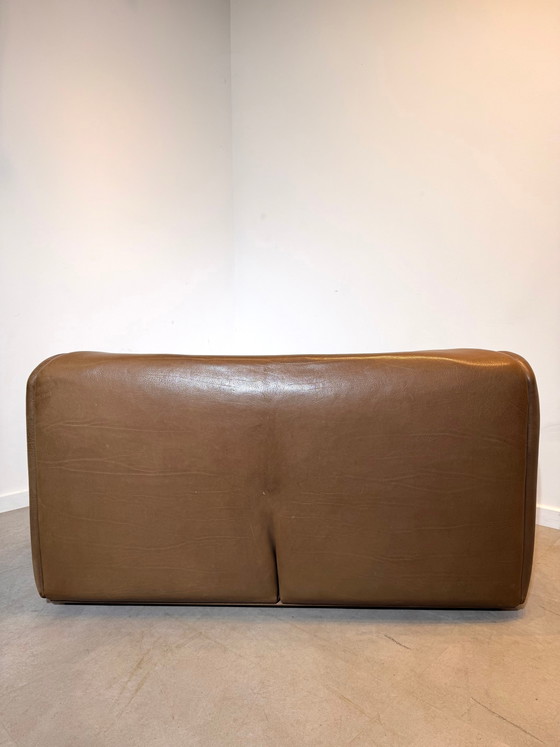 Canapé 2 places en cuir De Sede DS-47 Vintage Neck – Cognac – Loveseats (photo 8 of 8)