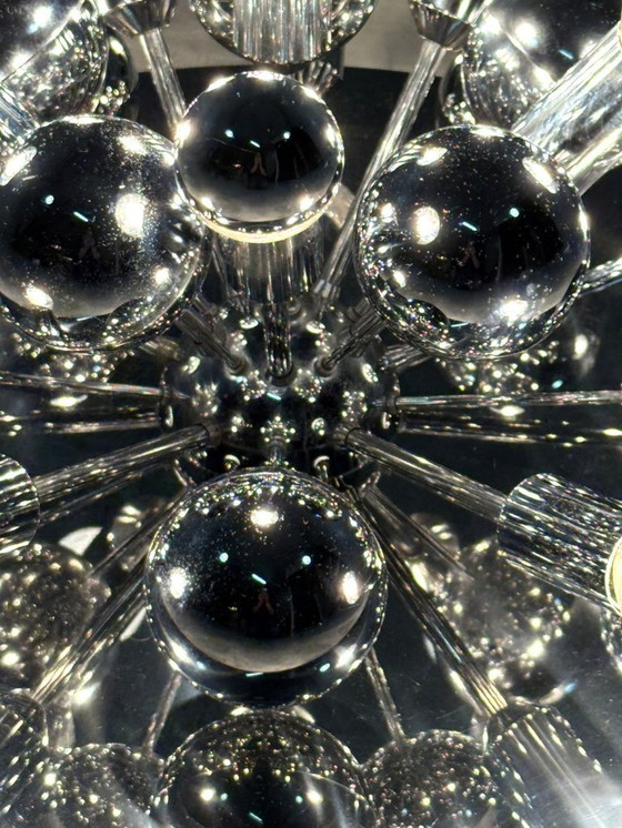 Image 1 of Lampada da parete e soffitto Cosack Sputnik cromata, anni '60