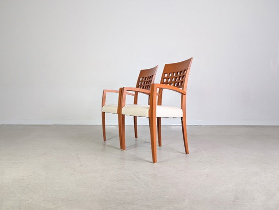 Image 1 of Juego de 2 sillas originales WK Wohnen, sillas de comedor, muebles de diseño