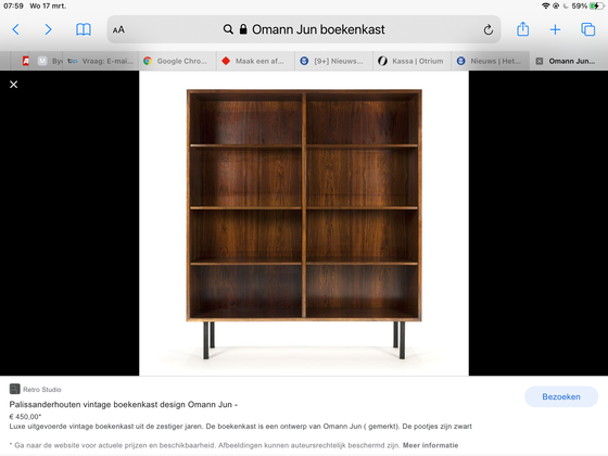 Image 1 of Oman Junn boekenkast