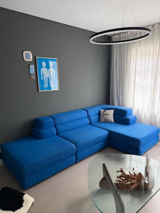 Studio Henk bank blauw wol