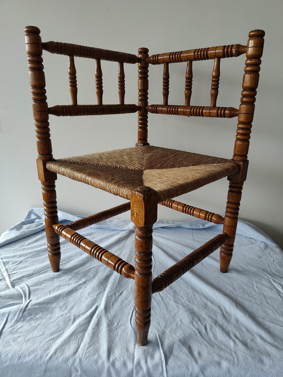Image 1 of Bobbin chair of Knobbelstoel
