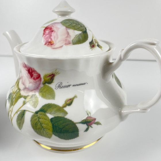 Image 1 of Theepot met rozen, Roy Kirkham, Engeland, 1996