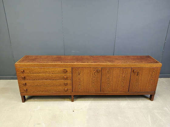 Image 1 of Vintage wengé wooden sideboard, 1960s 