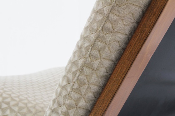 Image 1 of Set of 2 mid century vintage easy chairs 1960s