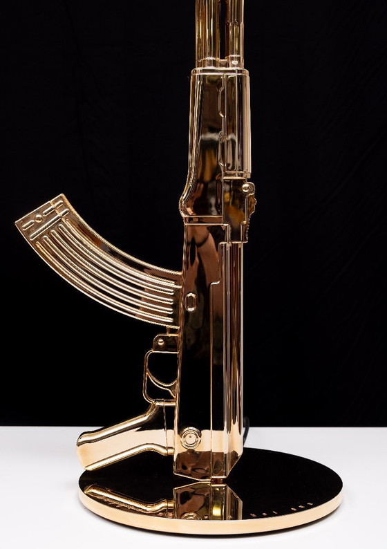 Image 1 of Original Flos AK 47 Kalashnikov table lamp by Philippe Starck, 2005.