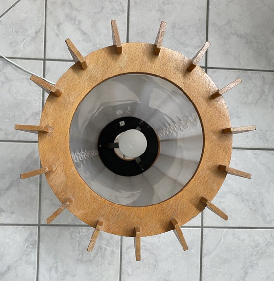 Image 1 of Lampada da tavolo in legno anni '60 Ib Fabiansen