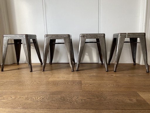 Tabourets Tolix vintage d'origine