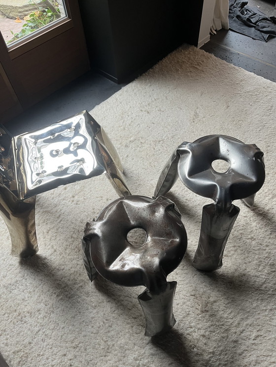 Image 1 of Chippensteel chair + 2 stools