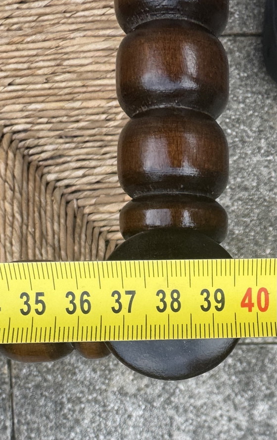 Antiker Bobbin Eckstuhl | Binsensitz | Perfekter Zustand | 1920er-1930er Jahre – Hocker, Wood (photo 13 of 14)