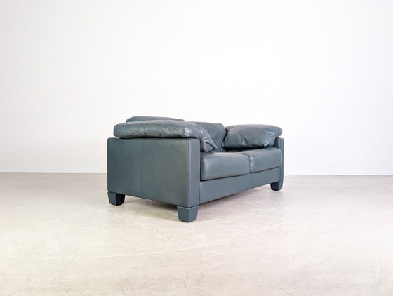 Image 1 of 2 sofás De Sede DS 17 originales de dos plazas con diseño de cuero.