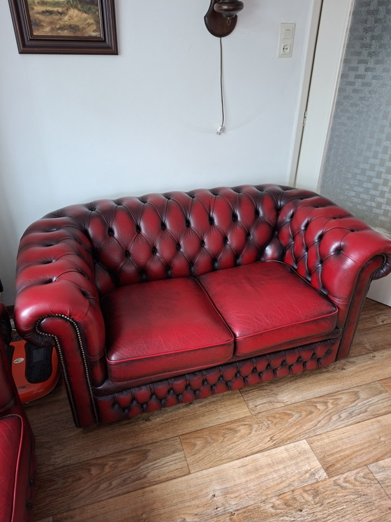 Chesterfield Spingvale Rossendale 1, 2 e 3 Posti – Zona salotto, Leather, Wood (photo 7 of 11)
