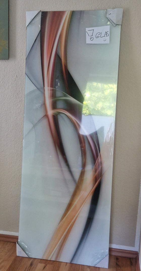 Image 1 of Tableau en verre Kuns de ArtDeco