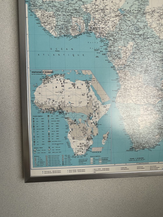 Image 1 of Afrikakarte der Jahre 1980