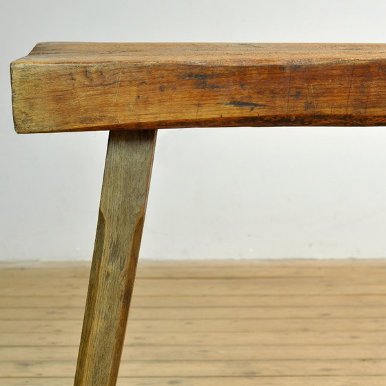 Tavolo da macellaio in rovere, circa 1920 – Tavoli, Wood (photo 10 of 11)