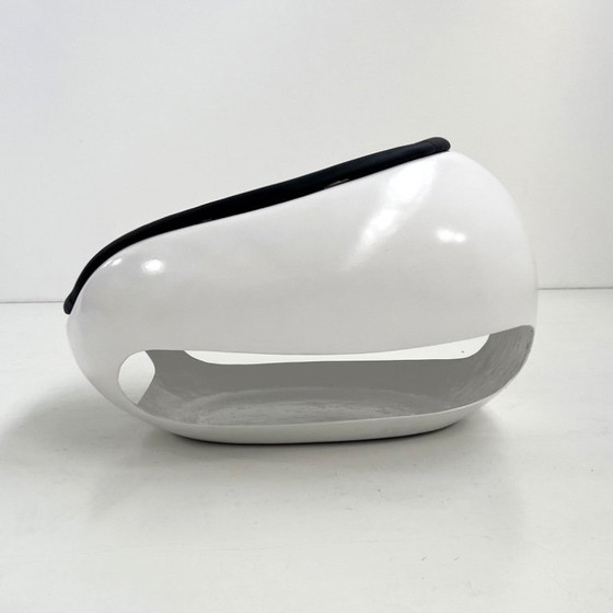 Image 1 of Eivormige loungestoel/pod van glasvezel van Mario Sabot, jaren 60.