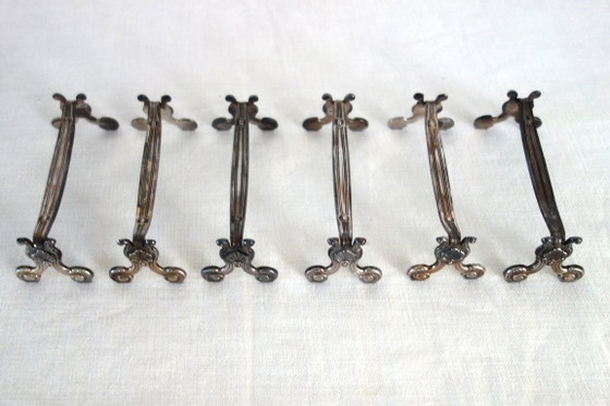 6 poggia-coltelli antichi Christofle in metallo argentato – Accessori da tavola (photo 3 of 9)