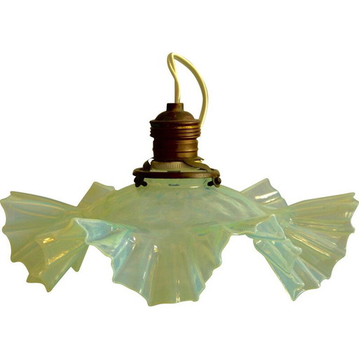 Lampada iridescente vintage Afdera, stile Art Nouveau italiano