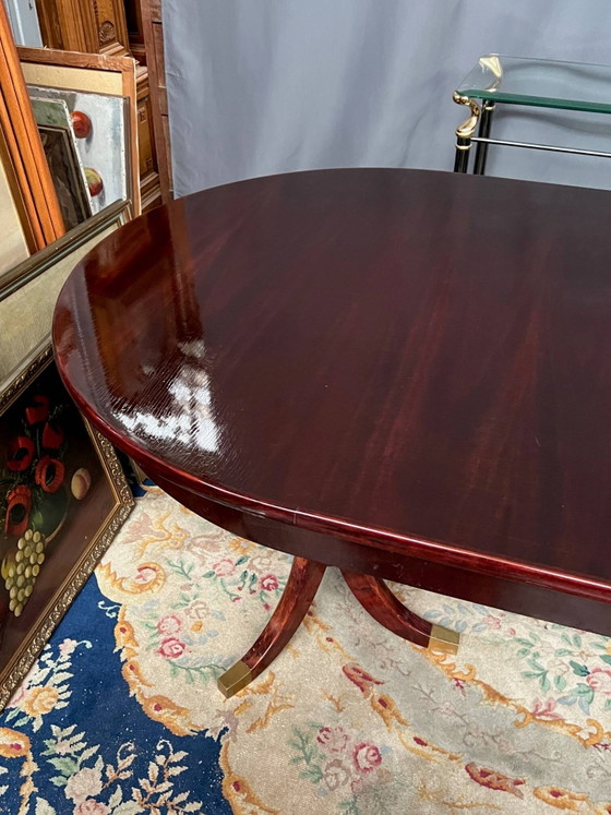 Empire style dining table with two sliding elements. – Bronze, Wood (photo 4 of 8)