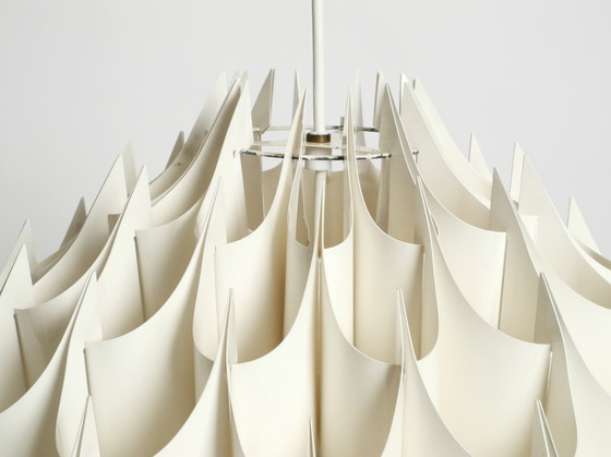 Image 1 of Rara lampada a sospensione XXL Rytmic di Havlova Milanda 1969 per Vest | Prodotta in Austria | Ø 68 cm