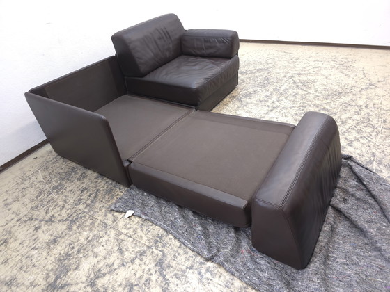 Image 1 of De Sede ds 76 ds 78 designer sofa leather sofa couch daybed two-seater modular sofa brown