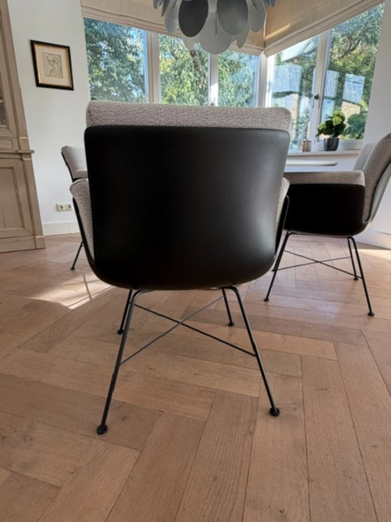 Design COR Conic Dining Table with Alvo Chairs – Dining set, Metal, Plastic (photo 10 of 22)