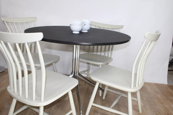 Image 1 of Set of 2 Vintage Scandinavian Akerblom Birch Chairs, Sweden, 1955