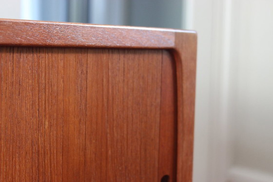 Grande credenza vintage in teak danese 1960 – Roche Bobois, Credenze, Legno (photo 10 of 13)