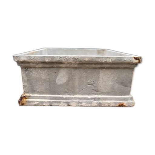 Quadratischer Gusseisen Pflanzkübel Jardiniere