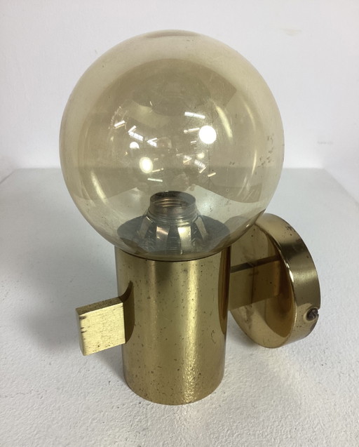 Vintage Hans Agne Jacobsson Philips Markaryd Messing Wandleuchte