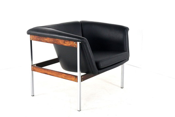 Image 1 of Geoffrey Harcourt voor Artifort fauteuil stoel model 042 vintage gestoffeerd