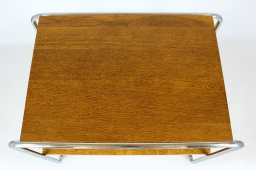 Restored B12 Side Table by Marcel Breuer, 1940s