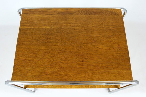 Image 1 of Mesa auxiliar B12 restaurada de Marcel Breuer, década de 1940