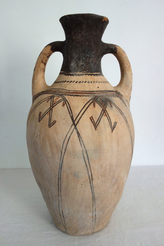 Großer Terrakotta-Krug aus der Rif-Region, Marokko, Höhe 60 cm – Dekorative Objekte, Other (photo 4 of 15)
